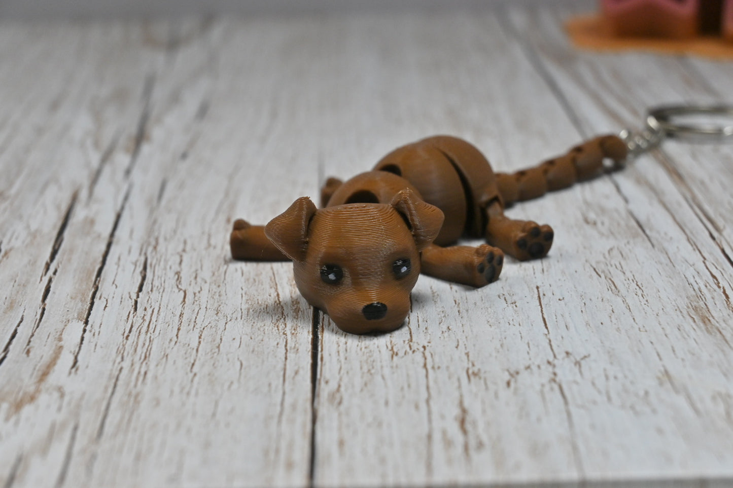 Portachiavi cagnolino in 3d