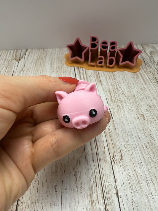 🐷 Portachiavi Maialino Rosa